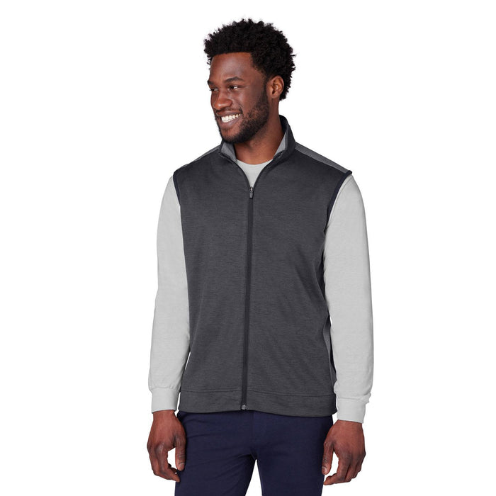 Puma T7 Cloudspun Vest-Outerwear-Puma-Puma Black Heather/Grey-S-Thread Logic