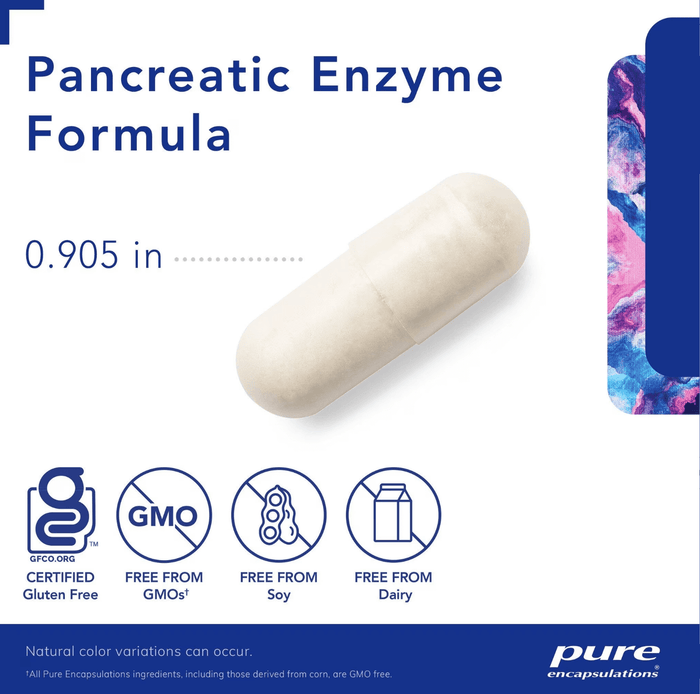 Pure Encapsulations Pancreatic Enzymes Capsules