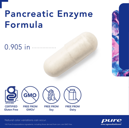 Pure Encapsulations Pancreatic Enzymes Capsules