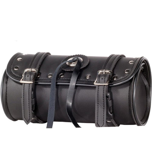 PVC MC Tool Bag With Studs 10-Inch: Features:

Universal Fitting
Includes a hard Sheet Inside the Bag
Heavy Duty Quick Releas