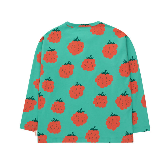Rasberries Tee Emerald