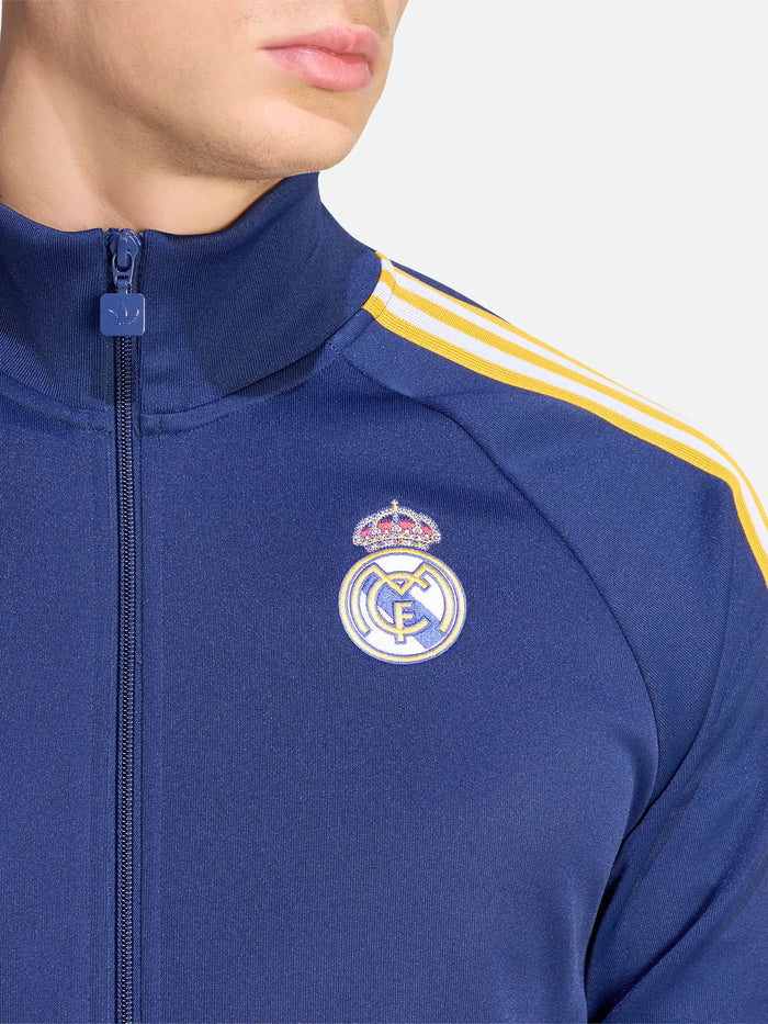 ADIDAS ORIGINALS Real Madrid OG Track Top - Dark Blue - Track Jackets EŞOFMAN ÜSTÜ