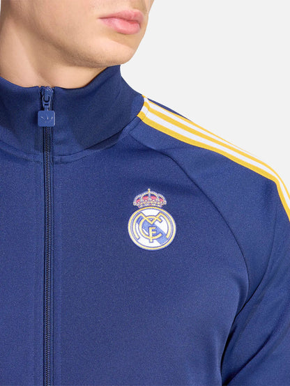ADIDAS ORIGINALS Real Madrid OG Track Top - Dark Blue - Track Jackets EŞOFMAN ÜSTÜ