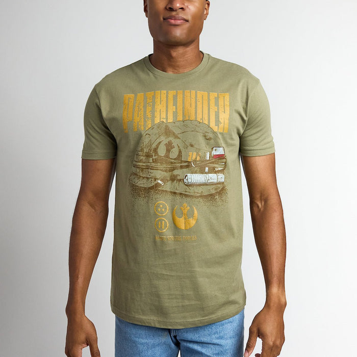 Rebel Pathfinders Helmet Classic Comfort Tee - Heroes & Villains-Star Wars-T-Shirt