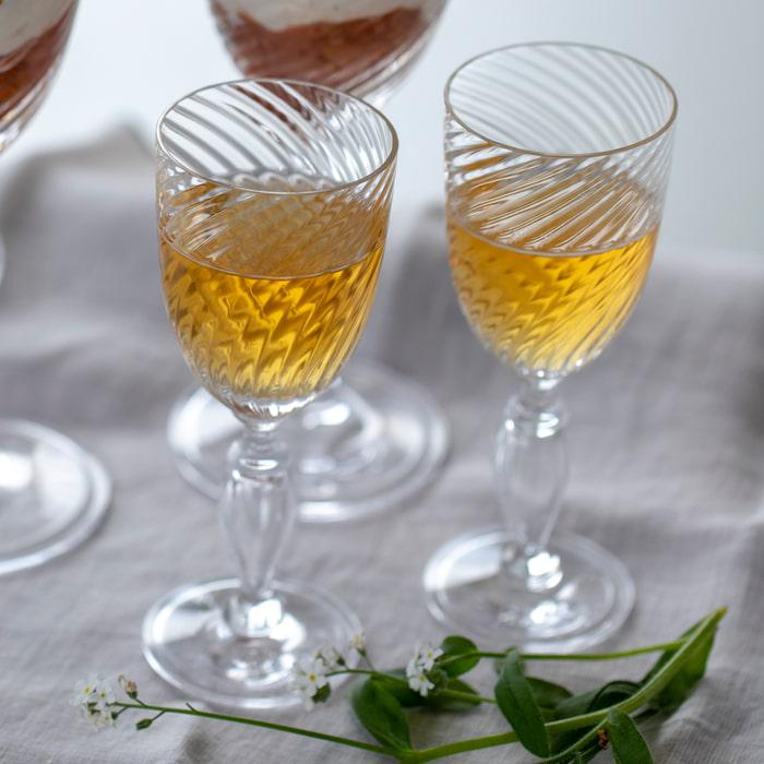 Regina Mouth-Blown Dessert Wine Glass in Clear by Holmegaard — 3.4 fl oz