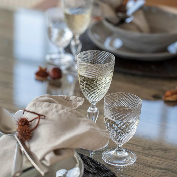 Regina Mouth-Blown White Wine Glass in Clear by Holmegaard — 6.1 fl oz