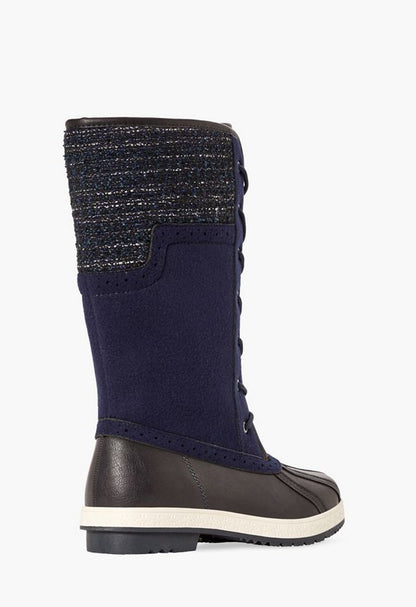 Reila Weather Blue Snow Boots