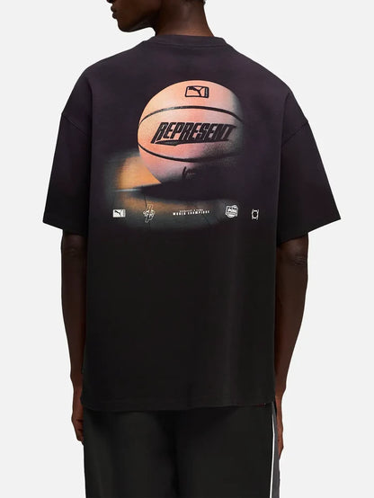 PUMA Represent SS Tee "Black" - T-Shirts T-SHIRT