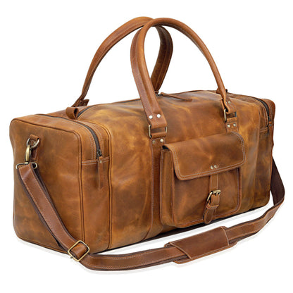 Roosevelt Leather weekender Duffle Bag
