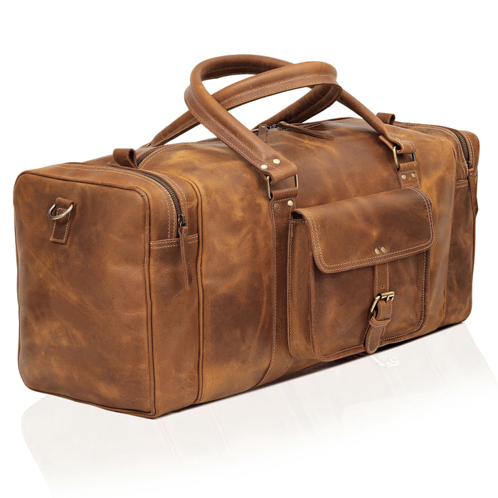 Roosevelt Leather weekender Duffle Bag