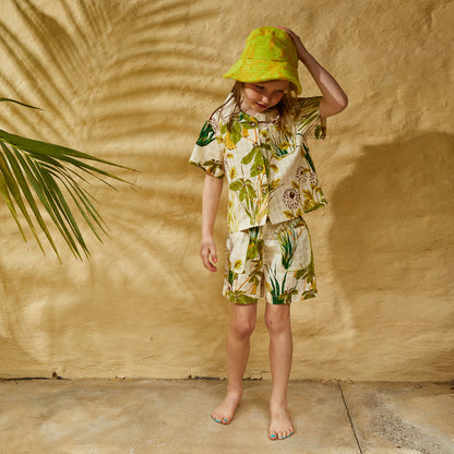 Rosalia Kids Bucket Hat - Dune Small