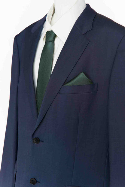 Sam Pocket Square ~ Emerald Green Solid