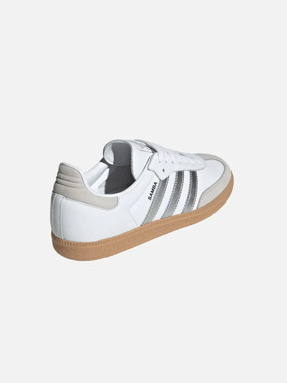 ADIDAS ORIGINALS Samba OG W "Cloud White/Silver Metallic" - Sneakers SNEAKER