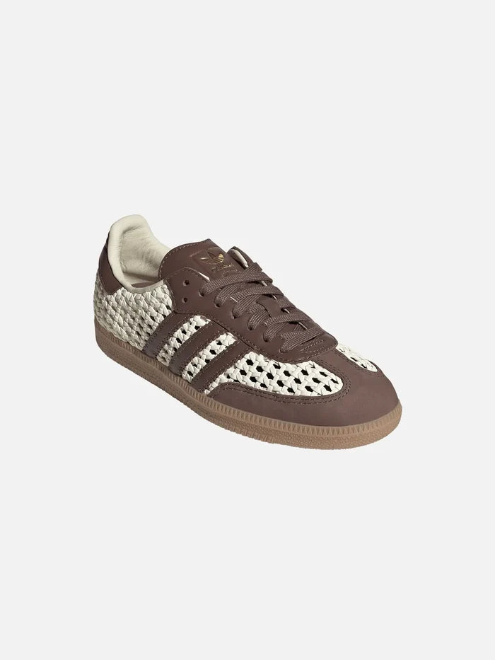 ADIDAS ORIGINALS Samba OG W "Cream White/Earth Strata" - Sneakers SNEAKER