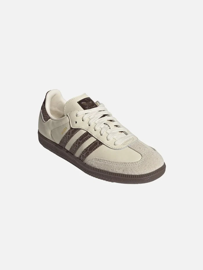 ADIDAS ORIGINALS Samba OG W "Cream White/Earth Strata" - Sneakers SNEAKER