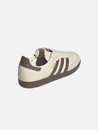 ADIDAS ORIGINALS Samba OG W "Cream White/Earth Strata" - Sneakers SNEAKER
