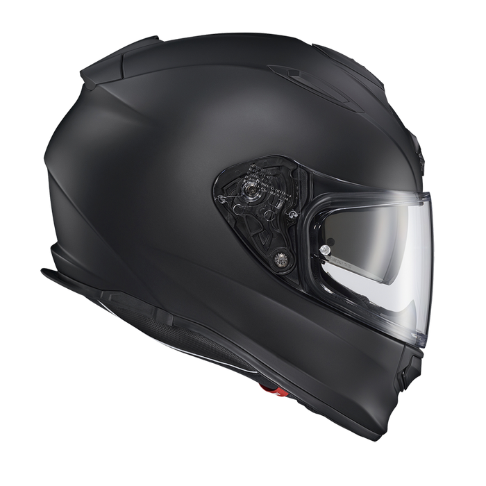 Scorpion EXO Ryzer Solid matte black helmet shell view