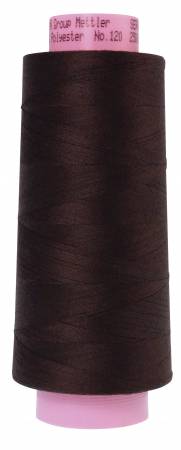 Seracor Polyester Overlocker Thread - 2734yds - 1002 Very Dark Brown