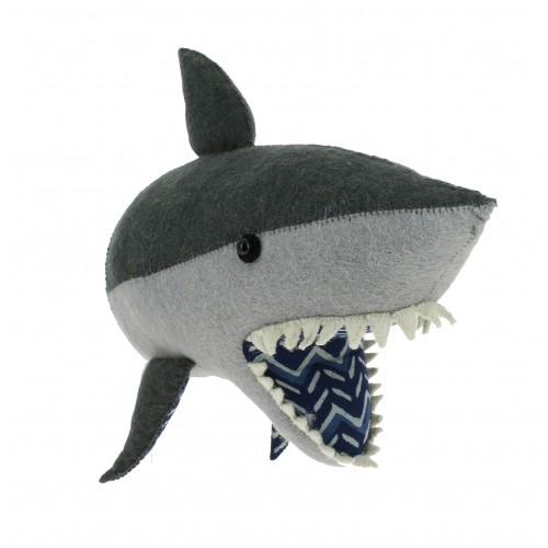 Shark Head With Batik Trim