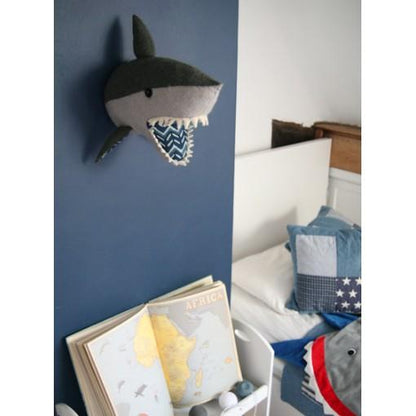 Shark Head With Batik Trim