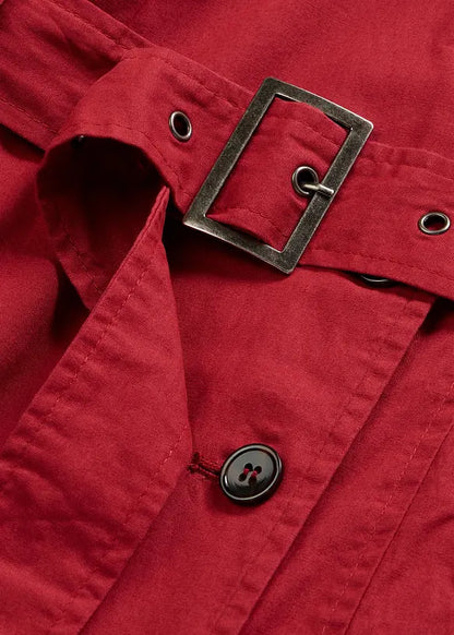 Signature Double-Breasted Belted Trench Coat