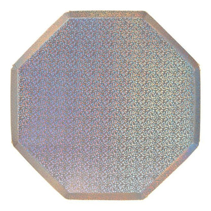 Silver Sparkle Dinner Plates