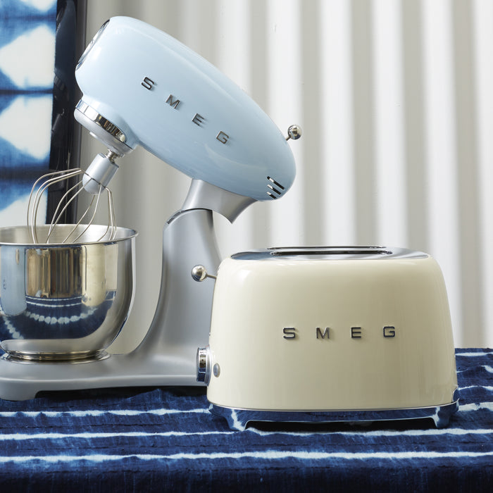 Smeg 50's Retro Style Aesthetic 2x2 Slice Cream Toaster