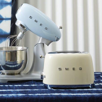 Smeg 50's Retro Style Aesthetic 2x2 Slice Cream Toaster
