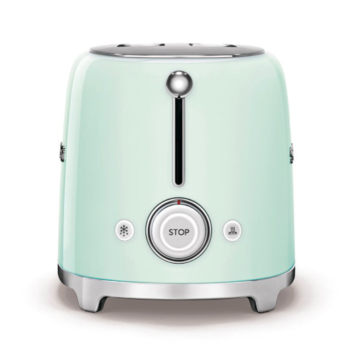 Smeg 50's Retro Style Aesthetic 2x2 Slice Pastel Green Toaster