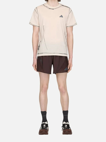 ADIDAS ORIGINALS Song For the Mute x adidas ADI365 Running Short - Aurora Coffee - Shorts ŞORT