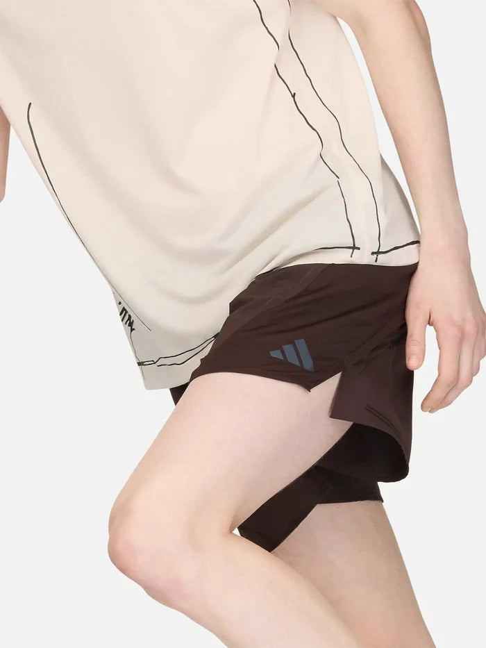 ADIDAS ORIGINALS Song For the Mute x adidas ADI365 Running Short - Aurora Coffee - Shorts ŞORT