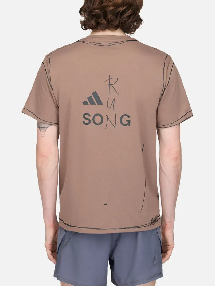 ADIDAS ORIGINALS Song For the Mute x adidas ADI365 Running T-Shirt- Trace Brown - T-Shirts T-SHIRT