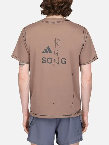 ADIDAS ORIGINALS Song For the Mute x adidas ADI365 Running T-Shirt- Trace Brown - T-Shirts T-SHIRT