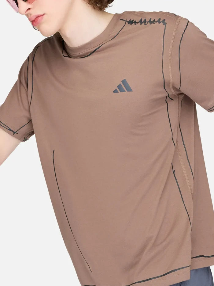 ADIDAS ORIGINALS Song For the Mute x adidas ADI365 Running T-Shirt- Trace Brown - T-Shirts T-SHIRT