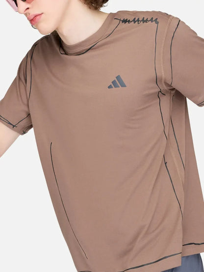 ADIDAS ORIGINALS Song For the Mute x adidas ADI365 Running T-Shirt- Trace Brown - T-Shirts T-SHIRT