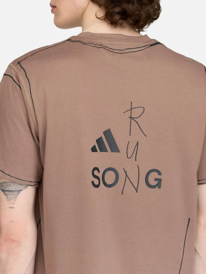 ADIDAS ORIGINALS Song For the Mute x adidas ADI365 Running T-Shirt- Trace Brown - T-Shirts T-SHIRT