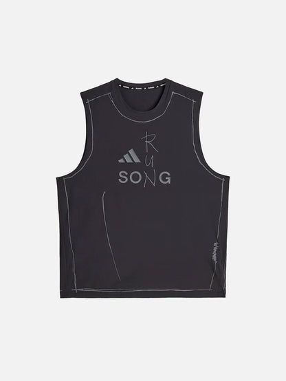 ADIDAS ORIGINALS Song For the Mute x adidas ADI365 Running Tank - Black - Tank Tops ATLET