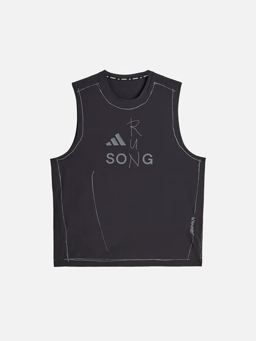ADIDAS ORIGINALS Song For the Mute x adidas ADI365 Running Tank - Black - Tank Tops ATLET