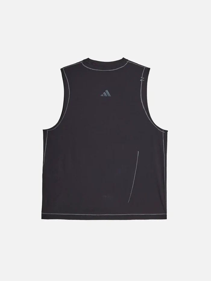 ADIDAS ORIGINALS Song For the Mute x adidas ADI365 Running Tank - Black - Tank Tops ATLET