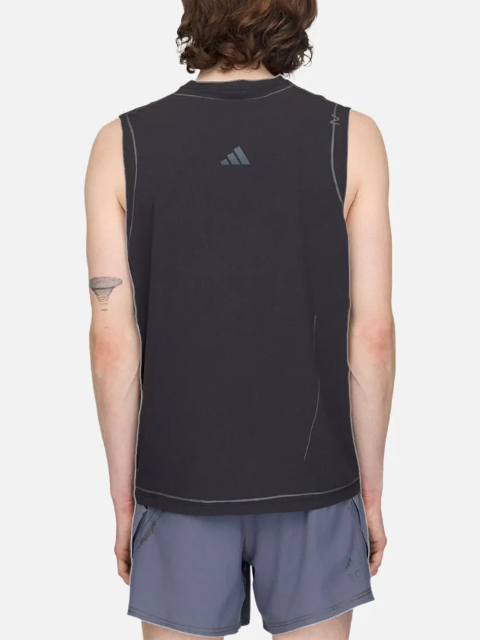 ADIDAS ORIGINALS Song For the Mute x adidas ADI365 Running Tank - Black - Tank Tops ATLET