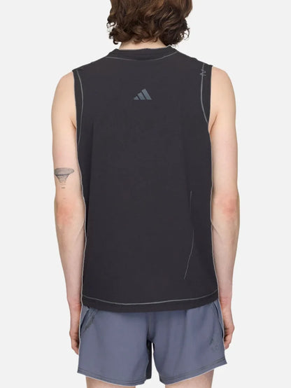 ADIDAS ORIGINALS Song For the Mute x adidas ADI365 Running Tank - Black - Tank Tops ATLET