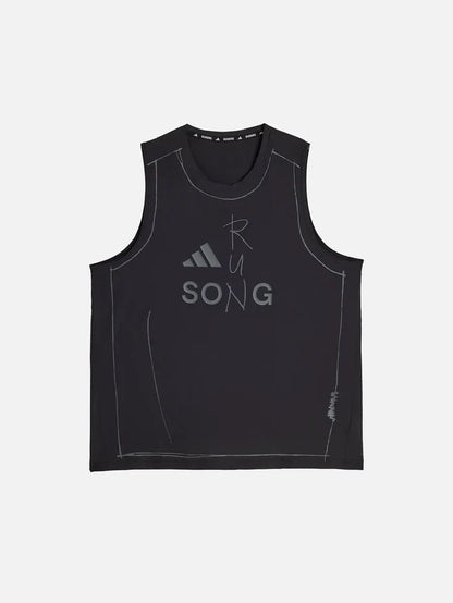 ADIDAS ORIGINALS Song For the Mute x adidas ADI365 Running Tank W - Black - Tank Tops ATLET