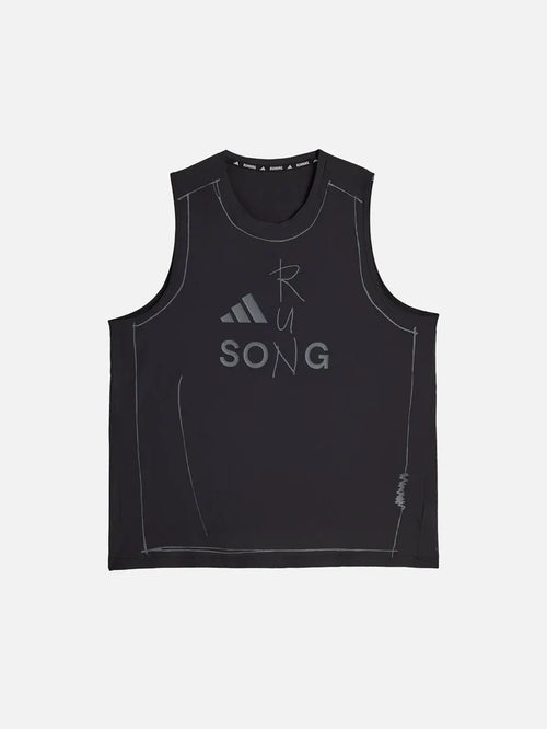 ADIDAS ORIGINALS Song For the Mute x adidas ADI365 Running Tank W - Black - Tank Tops ATLET