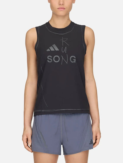 ADIDAS ORIGINALS Song For the Mute x adidas ADI365 Running Tank W - Black - Tank Tops ATLET