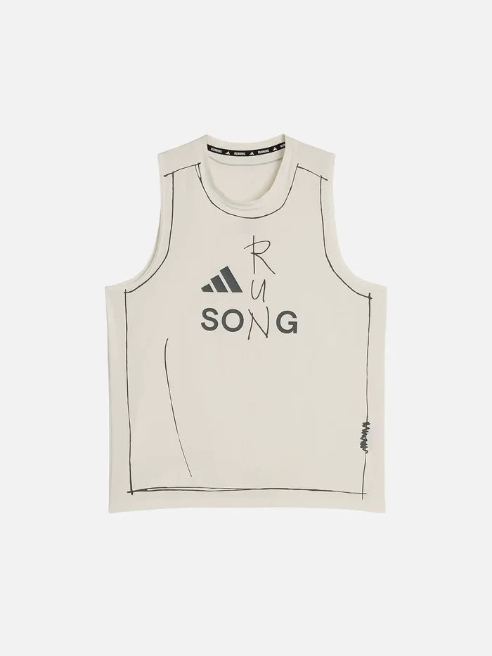 ADIDAS ORIGINALS Song For the Mute x adidas ADI365 Running Tank W - Chalk White - Tank Tops ATLET