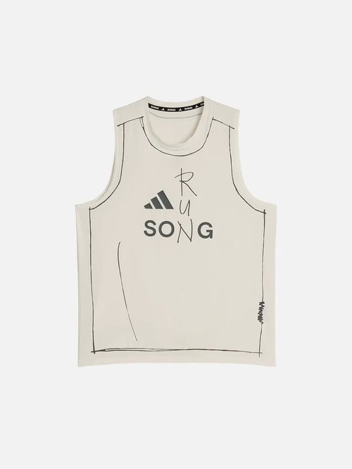 ADIDAS ORIGINALS Song For the Mute x adidas ADI365 Running Tank W - Chalk White - Tank Tops ATLET