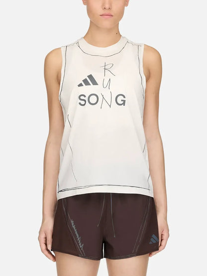 ADIDAS ORIGINALS Song For the Mute x adidas ADI365 Running Tank W - Chalk White - Tank Tops ATLET