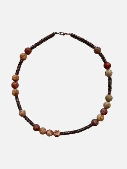 L'ATELIER DES PERLES Spark Jesper ve Hematit Taşlı Kolye - Necklaces KOLYE