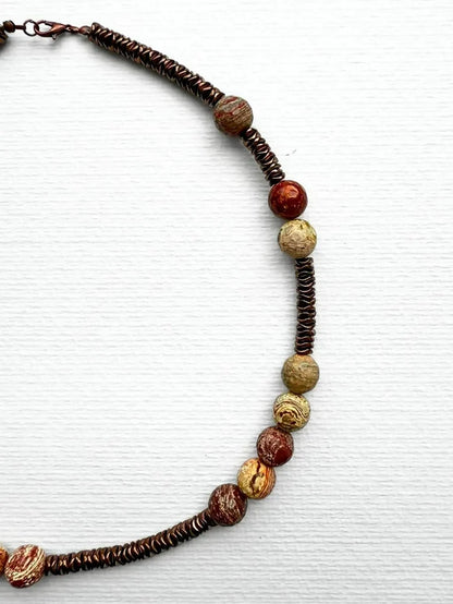 L'ATELIER DES PERLES Spark Jesper ve Hematit Taşlı Kolye - Necklaces KOLYE