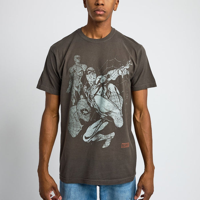 Spider-Man Sketch Zine Vintage Soft Tee - Heroes & Villains-Marvel-T-Shirt